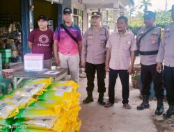 Polsek Muara Padang Sukses Melaksanakan Gelar Gerakan Pangan Murah 10 Ton Beras Bulog Ludes Terjual