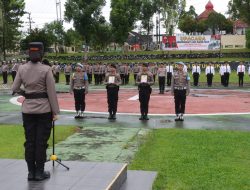 Upacara PTDH Polres Landak, Kapolres Tegaskan Komitmen Profesionalisme Polri