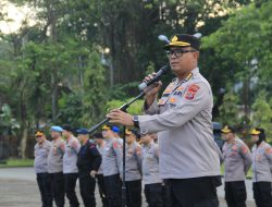Polda Maluku Tegaskan Tanggung Jawab Pengelolaan Aset Negara dan Kesiapan Operasional dalam Apel Gabungan