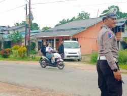 Ciptakan Kamtibcar Lantas di Pagi Hari, Polsek Mempawah Hulu Rutin Lakukan Strong Point