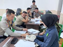 Sambut HUT ke-70 Lalu Lintas Bhayangkara, Polres Mesuji Menggelar Bhakti Sosial Donor Darah