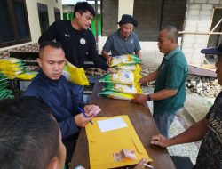 Polsek Mempawah Hulu Kembali Jual Beras SPHP Dukung Gerakan Pangan Murah