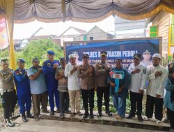 Polres Banyuasin Wujudkan Serah Terima Kunci Bedah Rumah Program Proaktif Polres Banyuasin Peduli