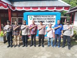 Sosialisasi Kamtibmas di SMA 7 Ambon: Polda Maluku Tekankan Bahaya Tawuran dan Penyalahgunaan Medsos