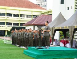 Perkuat Soliditas, Pangdam II/Sriwijaya Olahraga Bersama Prajurit dan PNS Makodam II/Swj