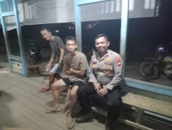 Bersama Warga, Polsek Sebangki Wujudkan Kamtibmas Kondusif Lewat Patroli Malam