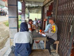 Bangun Keakraban, Polsek Air Besar Laksanakan Patroli Dialogis di Tengah Warga
