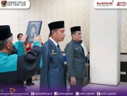 Wali Kota Pimpin Pelantikan Pengambilan Sumpah janji Pejabat Pimpinan Tinggi Pratama di lingkungan Pemerintah Kota Pagar Alam