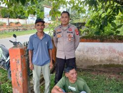 Patroli Dialogis, Anggota Polsek Menjalin Sampaikan Pesan Kamtibmas