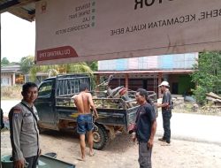 Jaga Kamtibmas Yang Kondusif Bhabinkamtibmas Lakukan Patroli Rutin