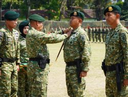 Pangdivif 2 Kostrad Pimpin Serah Terima Jabatan Danyonarhanud 2/ABW/2 Kostrad*