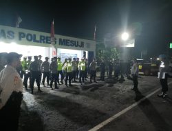 60 Personel Gabungan Polres Mesuji Amankan Akhir Pekan