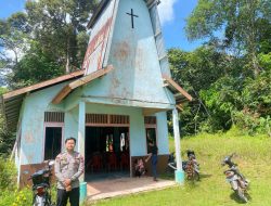 Hari Minggu Polsek Meranti Amankan Ibadah di Sejumlah Gereja