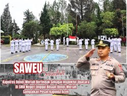 Kapolres Bener Meriah, Pejabat Utama Polres dan Kapolsek Jajaran Serentak Laksanakan Program Saweu Sikulah