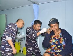 Satgas Port Visit Gelar Bakti kesehatan untuk Masyarakat Papua Nugini