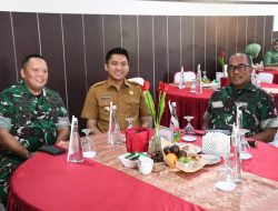 Kodim 0402/OKI menerima Kunjungan Kerja Pangdam II/Sriwijaya
