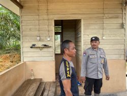 Jalin Sinergi Kanit Binmas Polsek Meranti Sambangi Satpam Dan Asisten PT NSA untuk Koordinasi Kamtibmas