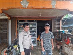 Jalin Sinergi Kanit Binmas Polsek Meranti Sambangi Satpam Dan Asisten PT NSA untuk Koordinasi Kamtibmas