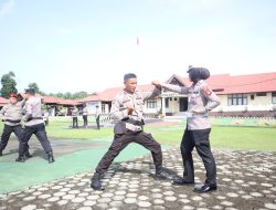 Latihan Beladiri Polri Meningkatkan Keterampilan Personel Polres Landak