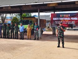 Ratusan Aparat di Merauke Turun Tangan Bersihkan Pasar Wamanggu