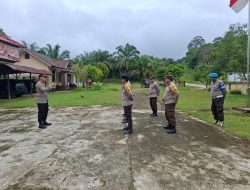 Kapolsek Kuala Behe Pimpin Apel Pagi Perdana, Tekankan Disiplin Dan Pelayanan Prima Kepada Masyarakat