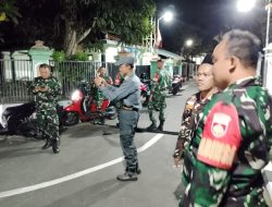 Patroli Sinergi TNI, Linmas, dan Banser Jaga Kondusifitas Wilayah Boyolali
