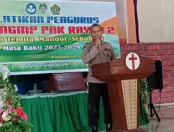 Kanit Binmas Polsek Sengah Temila Hadiri Pelantikan Pengurus KKG – MGMP Rayon 2 Periode 2025–2029
