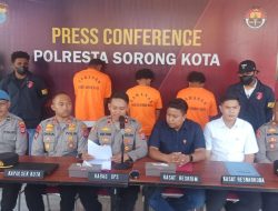 Polresta Sorong Kota Ungkap Rentetan Kasus Begal, Curanmor, dan Miras – 25 Motor Diamankan
