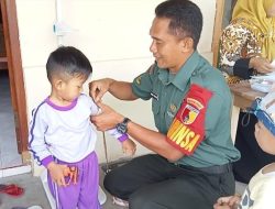 Babinsa Jajar Dampingi Bidan Desa dalam Percepatan Penanganan Stunting
