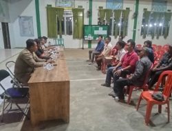 Bangun Sinergi, Bhabinkamtibmas Fajar Indah Dorong Linmas Aktifkan Ronda Malam