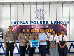 HUT Lalu Lintas Bhayangkara ke-70 di Polres Landak, Wujud Kebersamaan dan Kepedulian Sosial