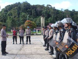 Polres Maybrat Gelar Latihan Dalmas, Perkuat Profesionalisme dan Disiplin Personel