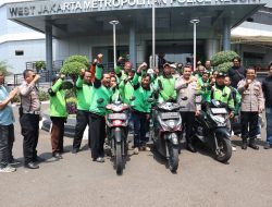 Polres Metro Jakbar Bersinergi dengan Komunitas Ojol Kamtibmas, Wujudkan Jakarta Aman dan Kondusif