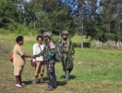 Satgas Yonif 700/Wyc di Pos Gome: Sentuhan Kasih di Lembah Gome, Kolaborasi untuk Senyum Warga Papua