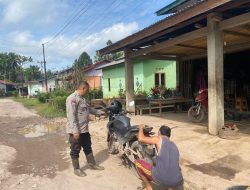 Jaga Kamtibmas Tetap Kondusif, Polsek Meranti Laksanakan Patroli Dialogis Siang Hari