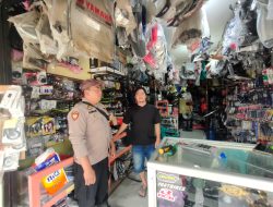 Patroli Polsek Ngabang Ingatkan Kepada Pengusaha Bengkel Hindari Jual-Beli Oli Ilegal/Palsu