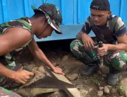 TNI Renovasi Rumah Warga Kampung Beringin, Bukti Tulusnya Pengabdian di Ujung Timur Negeri