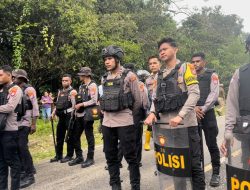 Polres Maybrat Amankan Aksi Pemalangan Jalan Utama di Susumuk Terkait Kasus Pengeroyokan