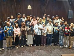 Coffee Night Gubernur dan Media, Sinergi Jaga Damai Papua Barat Daya