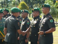 Prajurit Harus Selalu Bersyukur  Dimanapun Bertugas, Pesan Pangdam XVIII/Kasuari dalam Sertijab dan Tradisi Satuan