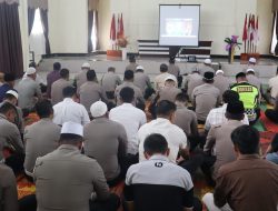 Tingkatkan Keimanan Dan Ketaqwaan Polres Bener Meriah Ikuti Binrohtal Polda Aceh