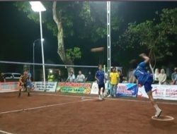 Semarak HUT TNI Ke 80, Kodim 0808 Gelar Turnamen Sepak Takraw Di Blitar