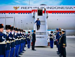 Presiden Prabowo Tiba di Bandara Internasional Schipol Amsterdam Belanda