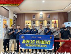 Kapolres Pidie Jaya dan RAPI Bangun Sinergi Komunikasi Lewat Program Jumat Curhat
