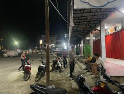 Polres Landak Gelar Patroli Skala Besar, Berikan Himbauan Kamtibmas Kepada Masyarakat