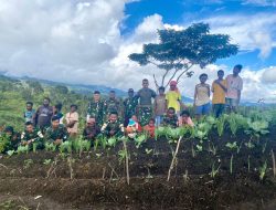 Pos Parim Giatkan Ketahanan Pangan Bersama Warga, Tanam Sayur untuk Kesejahteraan Bersama