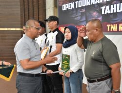 Danrem 031/Wira Bima Resmi Tutup Open Tournament Catur HUT ke-80 TNI ‎