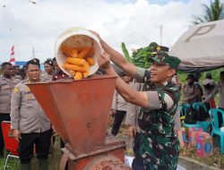 Panen Raya Jagung Satukan Langkah,  Kodam Kasuari, Polda dan Pemerintah Papua Barat Kompak Dukung Swasembada Pangan 2025