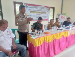 Pemerintah Desa Mamek Gelar Musdes, Polri-TNI Siap Bersinergi Bangun Desa