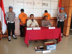 Satreskrim Polres Buru Tangkap Pelaku Pembunuhan di Jalan Raya Desa Dava – Wamsait